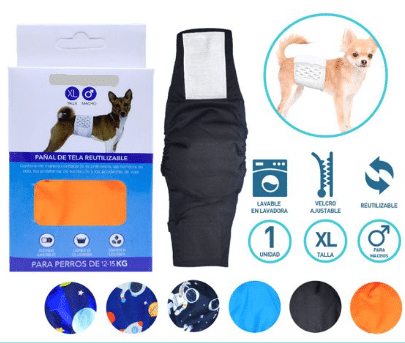 PAÑAL PARA PERRO MACHO 